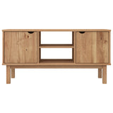 NNEVL TV Cabinet OTTA 113.5x43x57 cm Solid Wood Pine