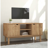 NNEVL TV Cabinet OTTA 113.5x43x57 cm Solid Wood Pine