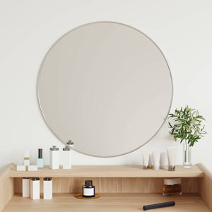 NNEVL Wall Mirror Silver Ø 60 cm Round