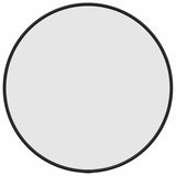 NNEVL Wall Mirror Black Ø 40 cm Round