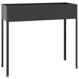 NNEVL Garden Planter Anthracite 100.5x40.5x90 cm Galvanised Steel