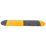 NNEVL Speed Hump Yellow&Black 129x32.5x4 cm Rubber