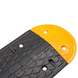 NNEVL Speed Hump Yellow&Black 129x32.5x4 cm Rubber