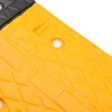 NNEVL Speed Hump Yellow&Black 129x32.5x4 cm Rubber