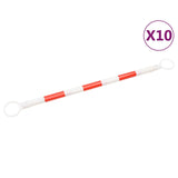 NNEVL Retractable Traffic Cone Bars 10 pcs ABS 116-197 cm