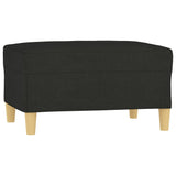 NNEVL Footstool Black 70x55x41 cm Fabric