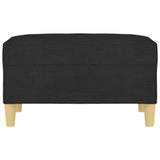 NNEVL Footstool Black 70x55x41 cm Fabric