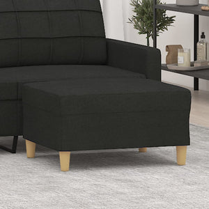 NNEVL Footstool Black 70x55x41 cm Fabric