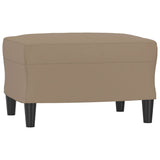 NNEVL Footstool Cappuccino 60x50x41 cm Faux Leather