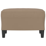 NNEVL Footstool Cappuccino 60x50x41 cm Faux Leather