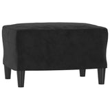 NNEVL Footstool Black 60x50x41 cm Velvet