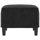 NNEVL Footstool Black 60x50x41 cm Velvet