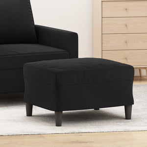 NNEVL Footstool Black 60x50x41 cm Velvet