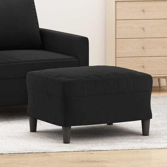 NNEVL Footstool Black 60x50x41 cm Velvet