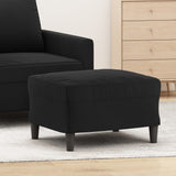 NNEVL Footstool Black 60x50x41 cm Velvet