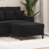 NNEVL Footstool Black 70x55x41 cm Velvet