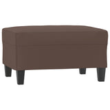 NNEVL Footstool Brown 70x55x41 cm Faux Leather