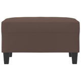 NNEVL Footstool Brown 70x55x41 cm Faux Leather