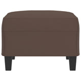 NNEVL Footstool Brown 70x55x41 cm Faux Leather