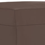 NNEVL Footstool Brown 70x55x41 cm Faux Leather