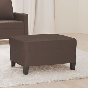NNEVL Footstool Brown 70x55x41 cm Faux Leather