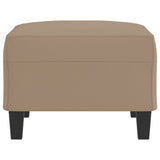NNEVL Footstool Cappuccino 70x55x41 cm Faux Leather