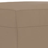 NNEVL Footstool Cappuccino 70x55x41 cm Faux Leather