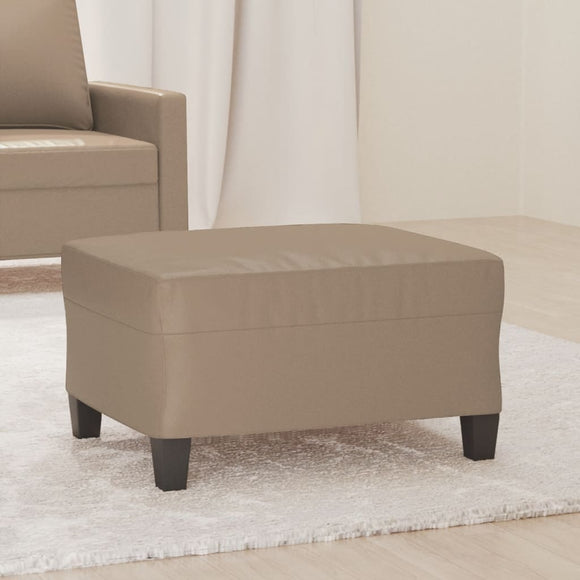 NNEVL Footstool Cappuccino 70x55x41 cm Faux Leather