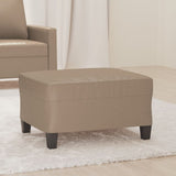 NNEVL Footstool Cappuccino 70x55x41 cm Faux Leather
