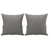 NNEVL Throw Pillows 2 pcs Dark Grey 40x40 cm Fabric