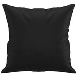 NNEVL Throw Pillows 2 pcs Black 40x40 cm Faux Leather