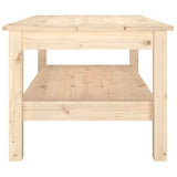 NNEVL Coffee Table 80x50x40 cm Solid Wood Pine