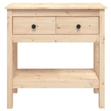 NNEVL Console Table 75x35x75 cm Solid Wood Pine