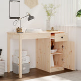 NNEVL Desk 100x50x75 cm Solid Wood Pine