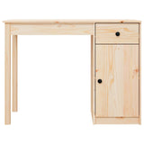 NNEVL Desk 100x50x75 cm Solid Wood Pine