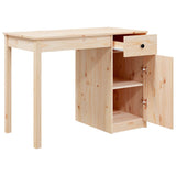NNEVL Desk 100x50x75 cm Solid Wood Pine