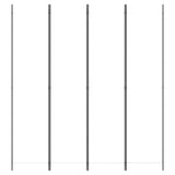 NNEVL 4-Panel Room Divider White 200x220 cm Fabric