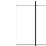 NNEVL 4-Panel Room Divider White 200x220 cm Fabric
