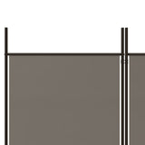 NNEVL 4-Panel Room Divider Anthracite 200x200 cm Fabric