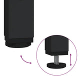 NNEVL Side Tables 2 pcs Black 40x40x35 cm Engineered Wood