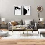 NNEVL Side Tables 2 pcs Sonoma Oak 40x40x35 cm Engineered Wood