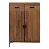 NNEVL Shoe Rack 75x40x110 cm Solid Pinewood