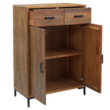 NNEVL Shoe Rack 75x40x110 cm Solid Pinewood