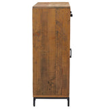 NNEVL Shoe Rack 75x40x110 cm Solid Pinewood