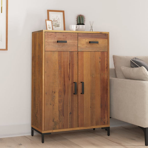 NNEVL Shoe Rack 75x40x110 cm Solid Pinewood