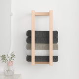 NNEVL Towel Rack 23x18x60 cm Solid Wood Pine