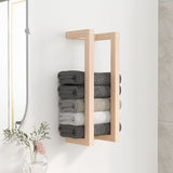 NNEVL Towel Rack 23x18x60 cm Solid Wood Pine