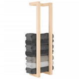 NNEVL Towel Rack 23x18x90 cm Solid Wood Pine