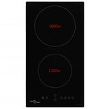 NNEVL Ceramic Hob with 2 Burners Touch Control 3000 W