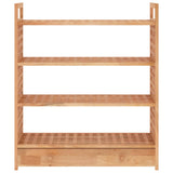 NNEVL Shoe Rack with Drawer 70x27x81 cm Solid Wood Walnut